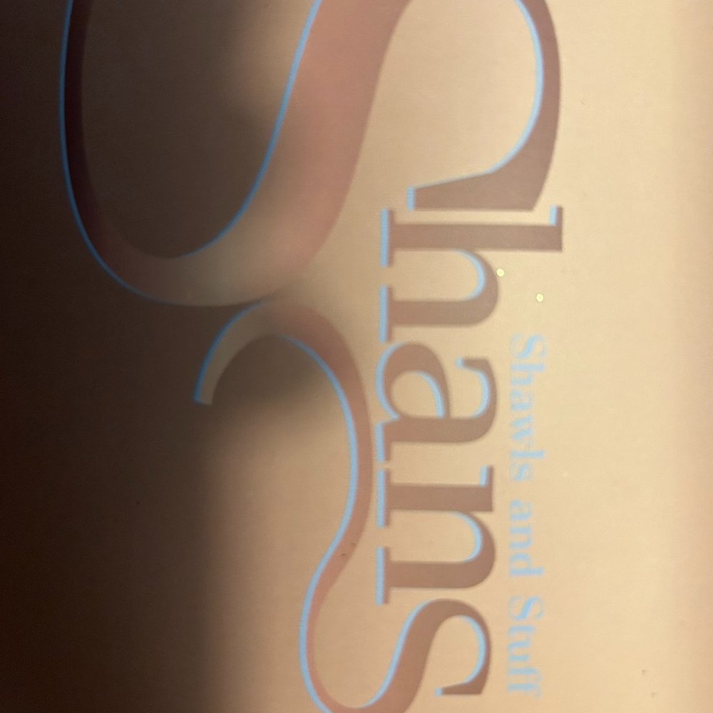 Shans Shawls and Stuff 100% Cashmere Blue/Green Shawl